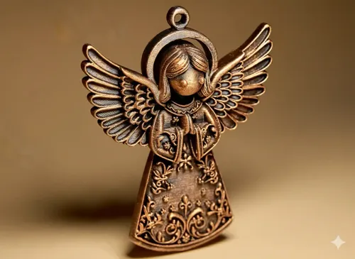 Navidad Decorativa - Angel Dorado - Foto 3