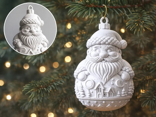 Adorno Para El Árbol De Navidad- Papá Noel Colgable - Foto 4