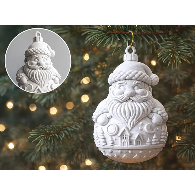 Adorno Para El Árbol De Navidad- Papá Noel Colgable 4