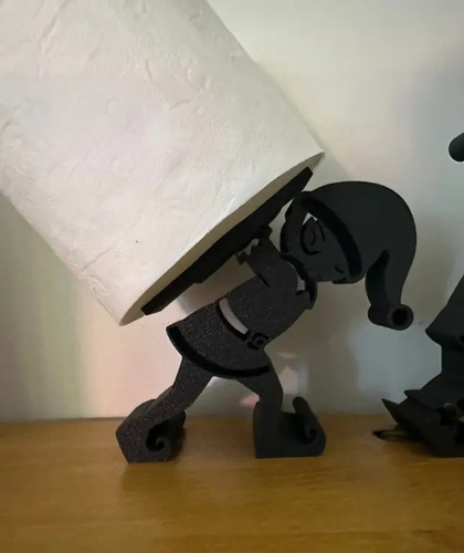 Organización Baño - Porta Rollos Elfos Navidad (pack 2 Un) - Foto 3