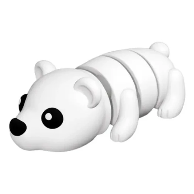 Llaveros - Modelo Oso Polar Flexible (pack De 2) 3
