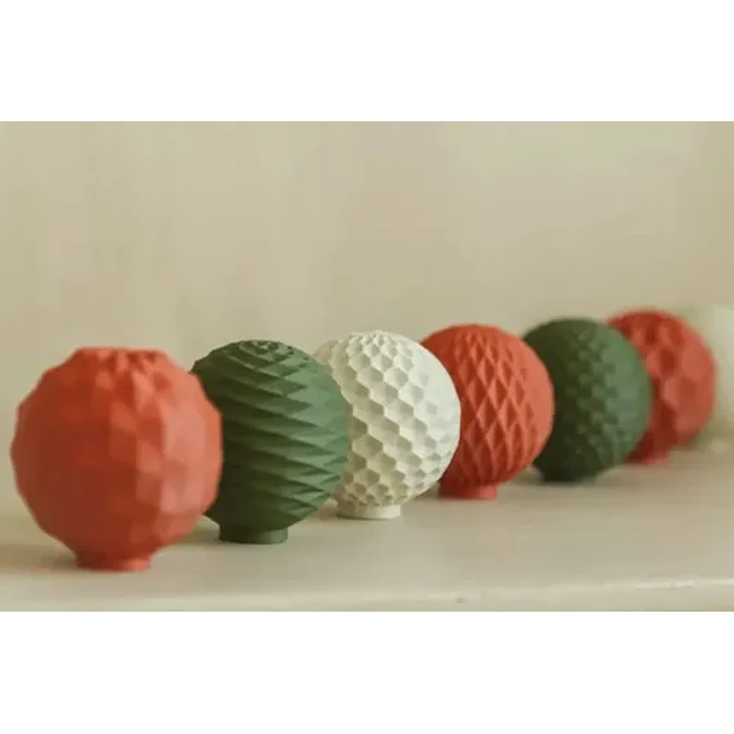 Adornos Navideños Para Árbol Con Caja (pack 7 Un) 3