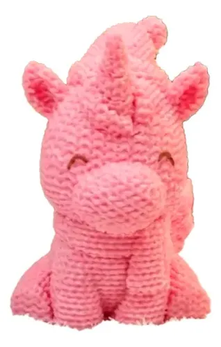 Adorno - Unicornio De Navidad Estilo Tejido
