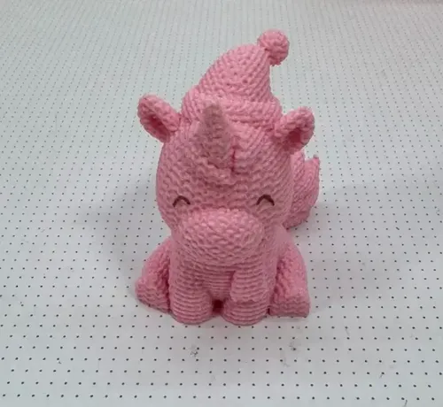 Adorno - Unicornio De Navidad Estilo Tejido - Foto 3