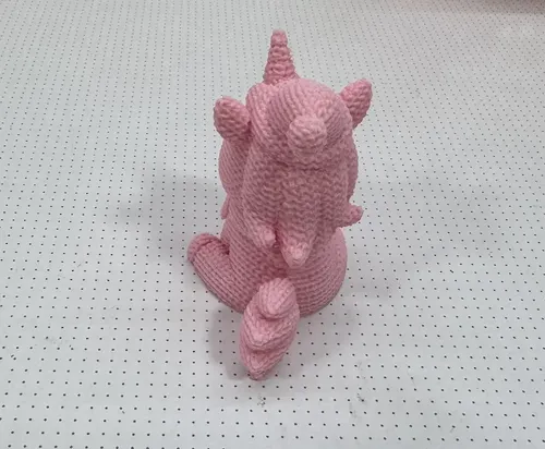 Adorno - Unicornio De Navidad Estilo Tejido - Foto 4