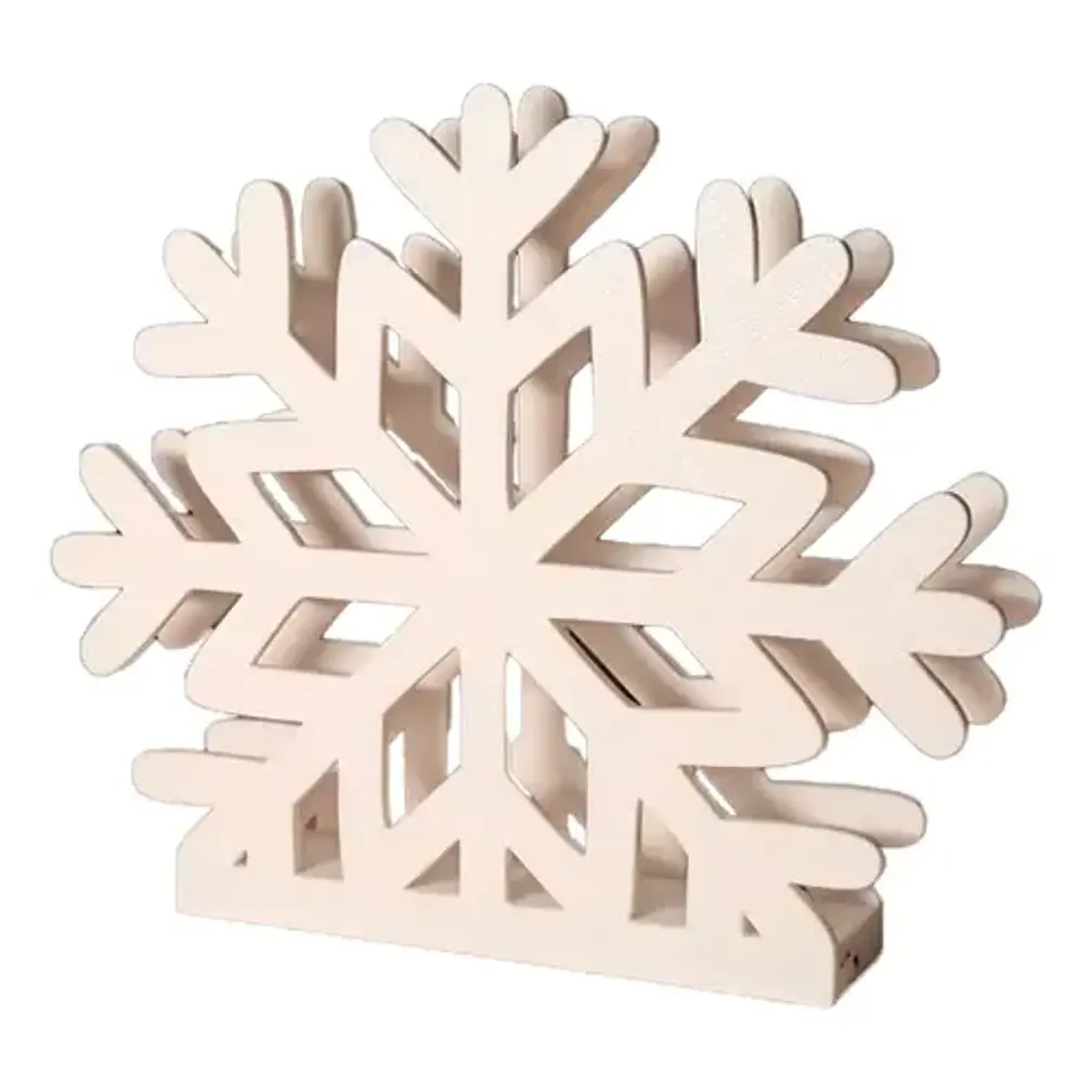 Servilletero Navideño - Copo De Nieve 1