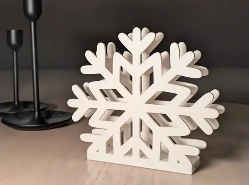 Servilletero Navideño - Copo De Nieve - Foto 2