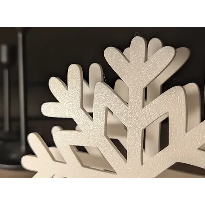 Servilletero Navideño - Copo De Nieve 4