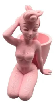 Macetero Para Suculentas Estilo Chica Retro - Foto 2