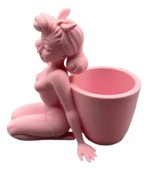 Macetero Para Suculentas Estilo Chica Retro - Foto 4