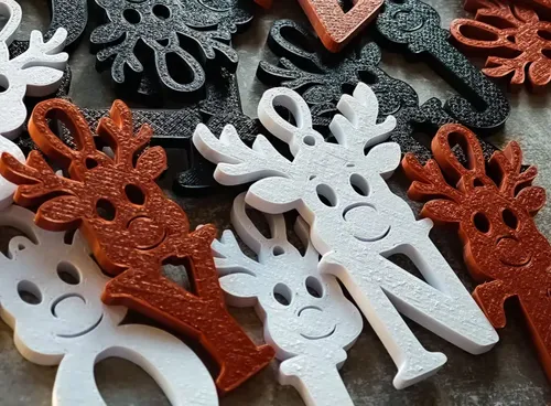 Adornos Navideños Abecedario - Diseño Alce (letras A-z) - Foto 2