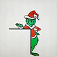 Adorno Navidad - Esquinero De Puerta Grinch - Miniatura 2