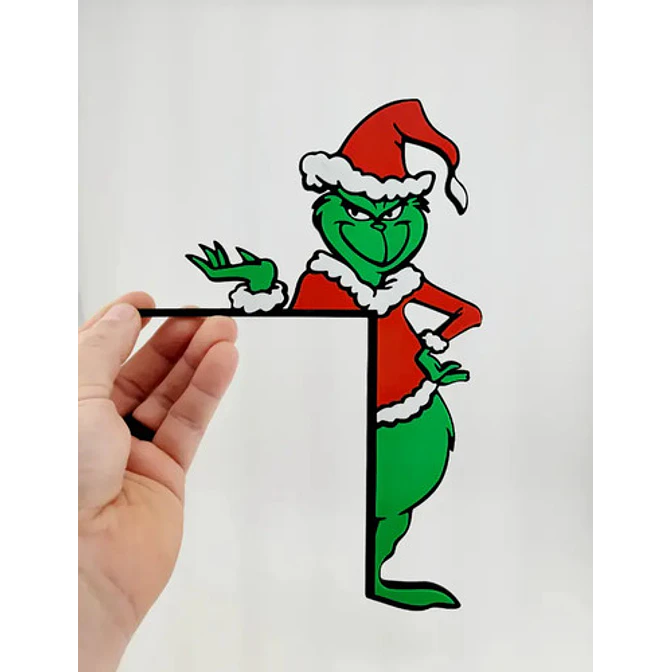 Adorno Navidad - Esquinero De Puerta Grinch 3