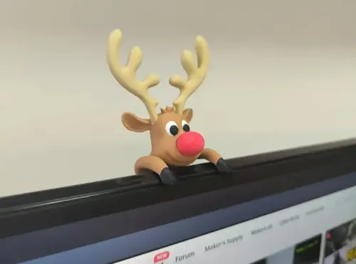 Decoración Navidad - Rodolfo El Reno Para Monitor - Foto 2