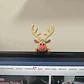 Decoración Navidad - Rodolfo El Reno Para Monitor - Miniatura 3