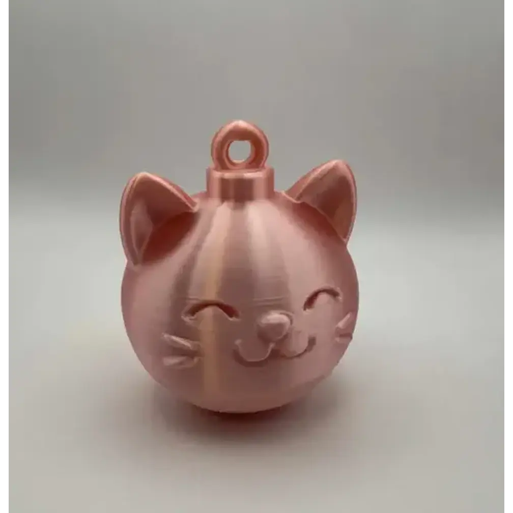 Adorno Navideño - Gato Redondo 3