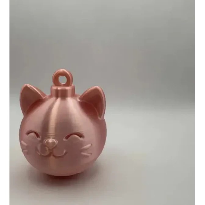 Adorno Navideño - Gato Redondo 4