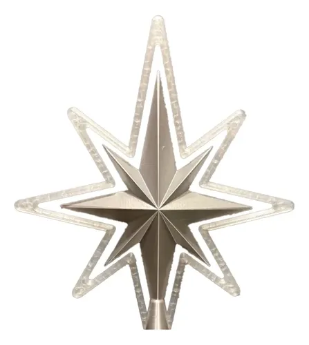 Adorno Navidad - Estrella Para Punta Árbol