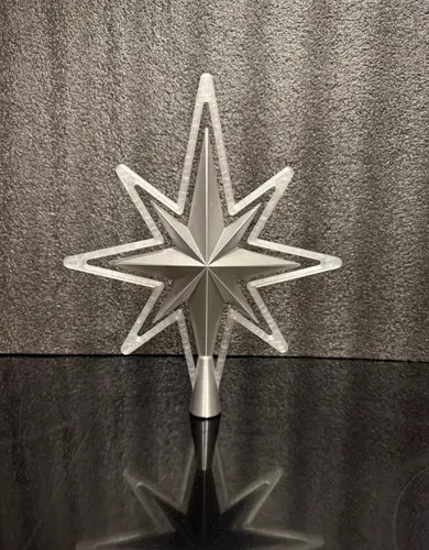 Adorno Navidad - Estrella Para Punta Árbol - Foto 2