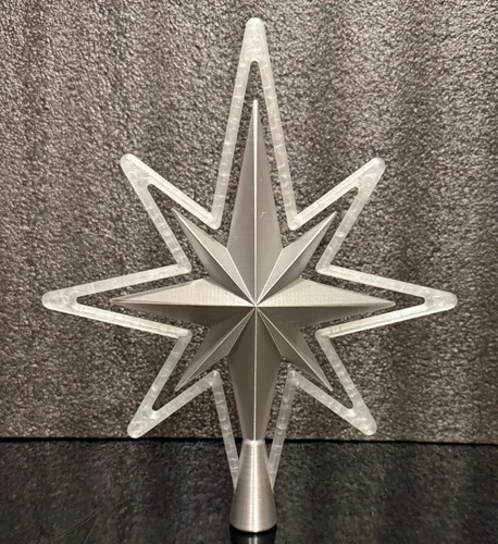 Adorno Navidad - Estrella Para Punta Árbol - Foto 3