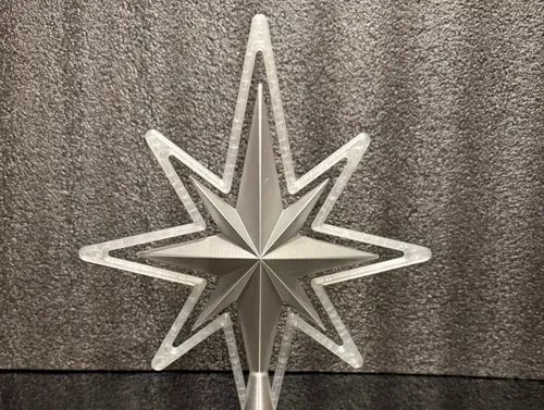 Adorno Navidad - Estrella Para Punta Árbol - Foto 4