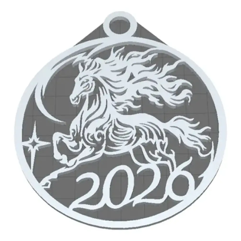 Decoración - Caballo Año Nuevo 2026 3