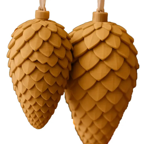 Adornos - Piñas Para Árbol Navidad (pack 2 Un)