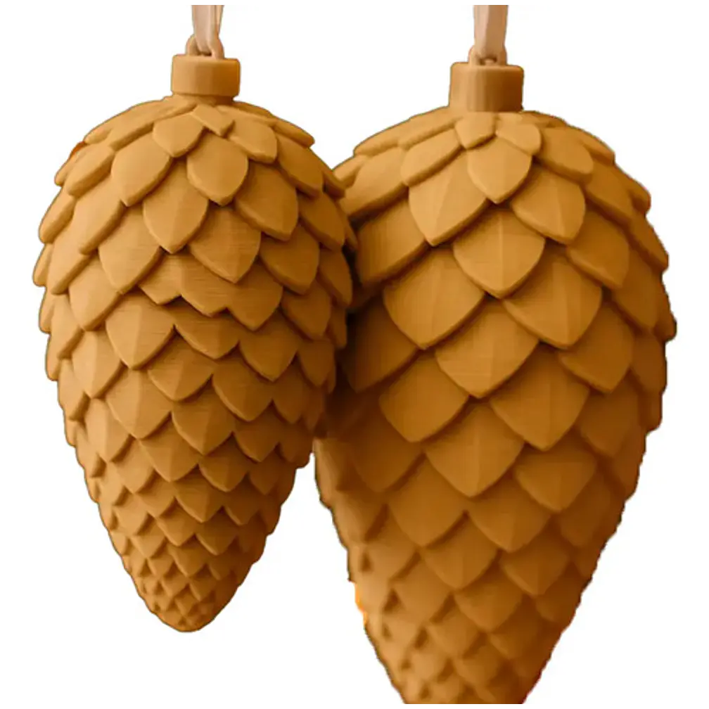 Adornos - Piñas Para Árbol Navidad (pack 2 Un) 1