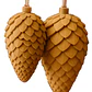 Adornos - Piñas Para Árbol Navidad (pack 2 Un) - Miniatura 1