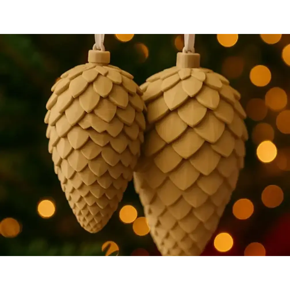 Adornos - Piñas Para Árbol Navidad (pack 2 Un) 4