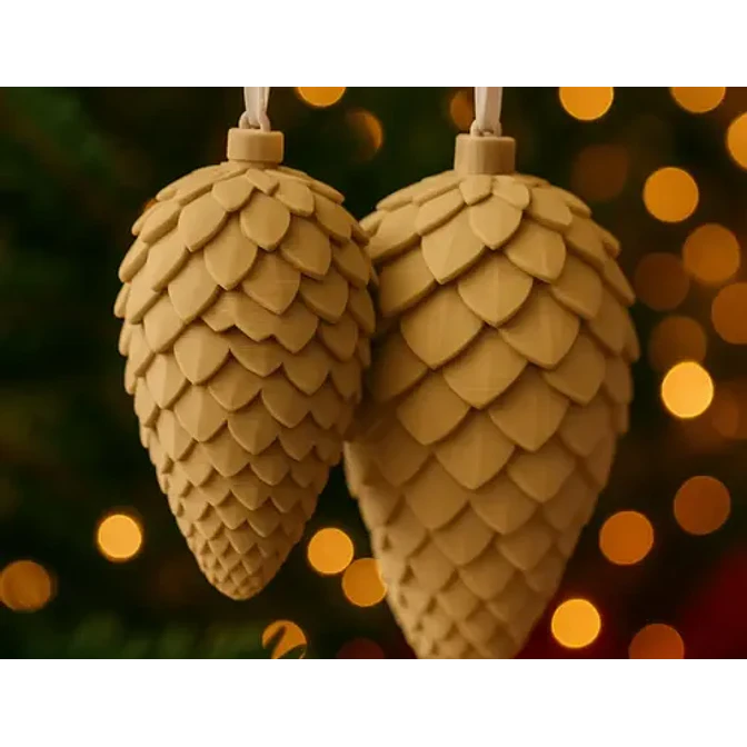 Adornos - Piñas Para Árbol Navidad (pack 2 Un) 4