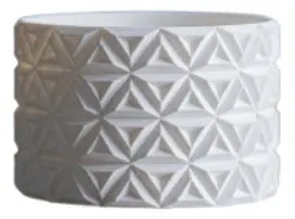 Macetero En Forma Triangular