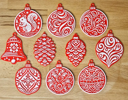 Adornos Decorativos - Árbol Navidad (pack 10 Un) - Foto 2