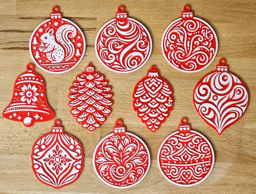 Adornos Decorativos - Árbol Navidad (pack 10 Un) - Foto 4