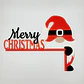 Adorno Navidad - Esquinero De Puerta Gnomo - Miniatura 2