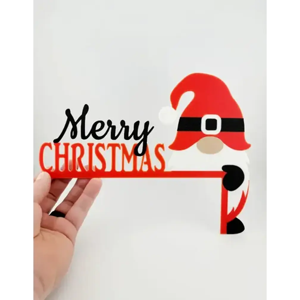 Adorno Navidad - Esquinero De Puerta Gnomo 3