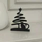 Adorno - Árbol Y Gato De Navidad Minimalista - Miniatura 4