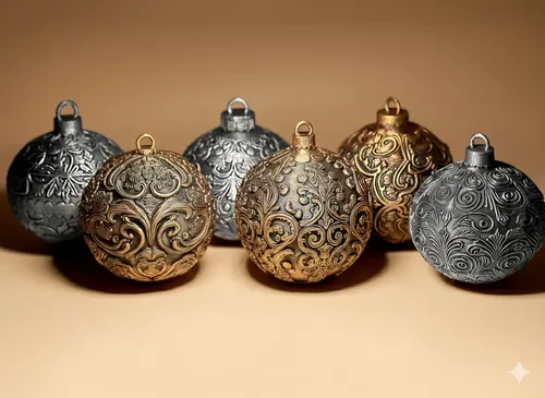 Esfera Decorativa - Pack 6 Navidad - Foto 2