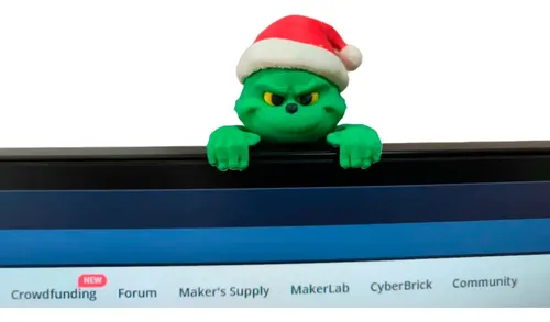 Decoración Navidad - Grinch Para Monitor