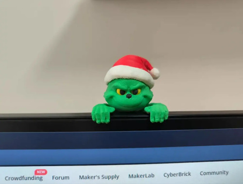 Decoración Navidad - Grinch Para Monitor - Foto 2