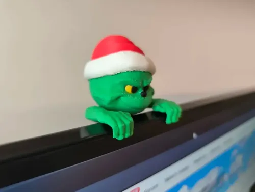 Decoración Navidad - Grinch Para Monitor - Foto 4