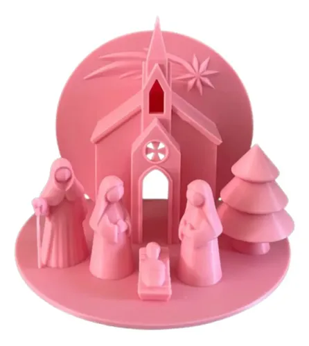 Pesebre Belén - Rosado