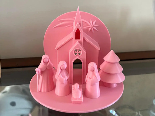 Pesebre Belén - Rosado - Foto 3