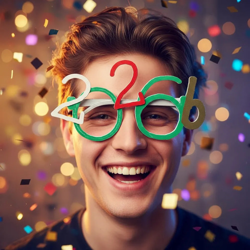 Gafas De Fiesta De Año Nuevo 2026 - Foto 3