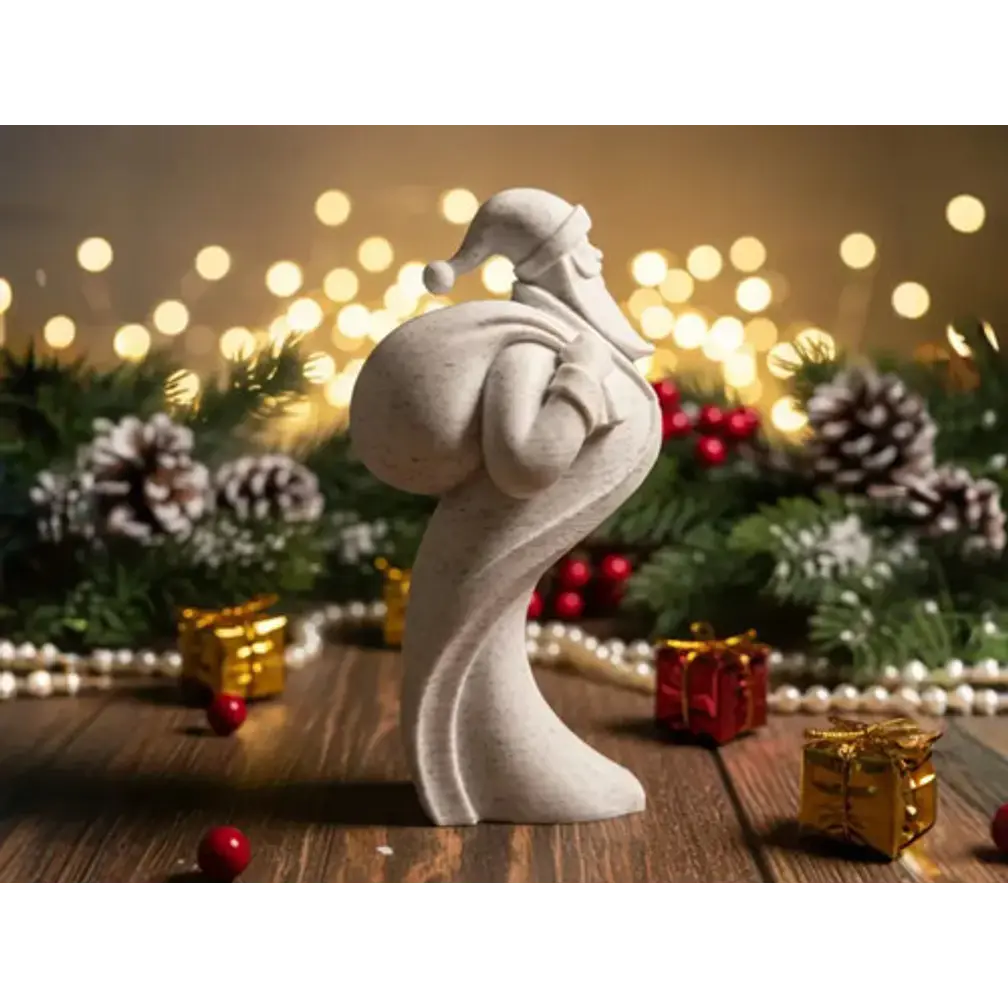 Adorno Navidad - Figura Elegante Papa Noel 4