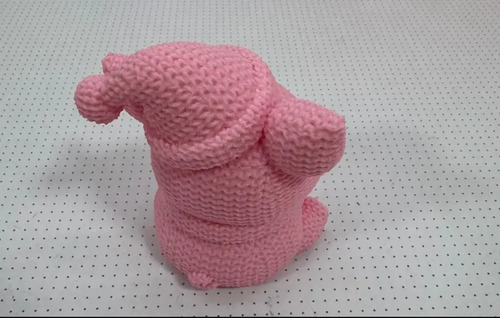 Adorno - Cerdito De Navidad Estilo Tejido - Foto 4