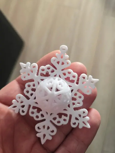 Adorno De Copo De Nieve De Navidad - Foto 2