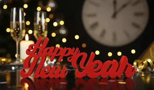Letrero - Happy New Year - Foto 3