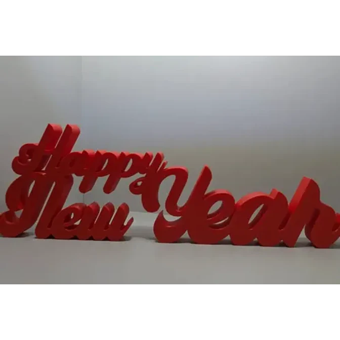 Letrero - Happy New Year 4
