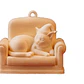 Adorno Para El Árbol- Gato Navideño Acogedor - Miniatura 1